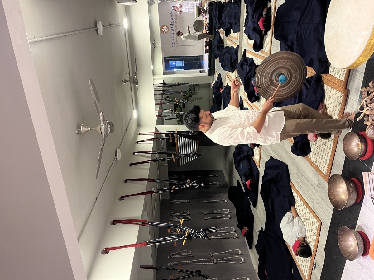 Sound healing circle