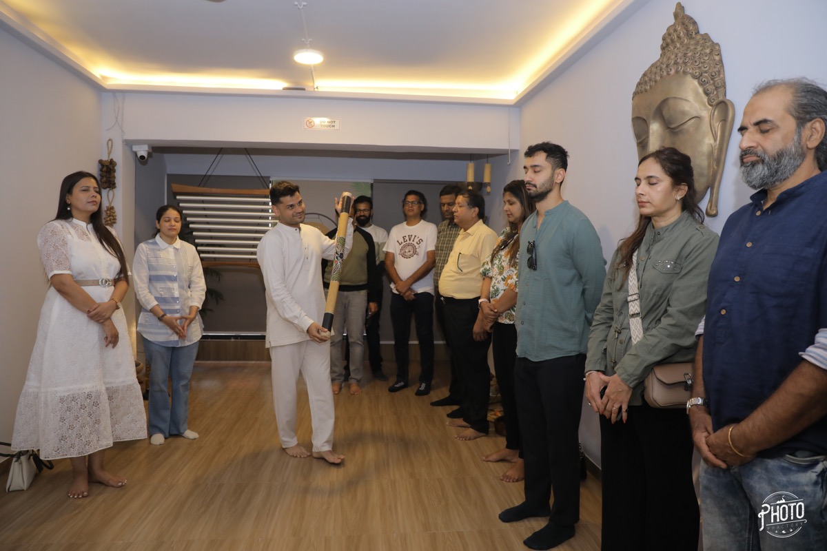 Sound healing session