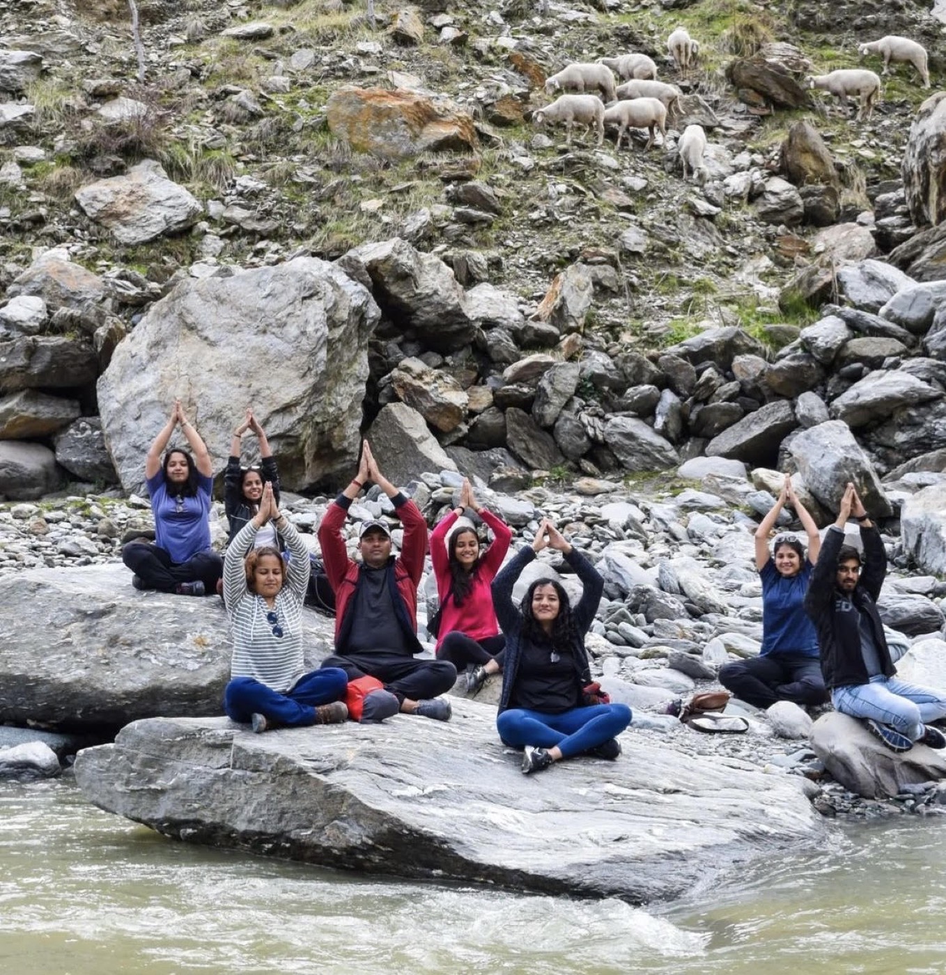 A moment from an Avyukta Circle retreat